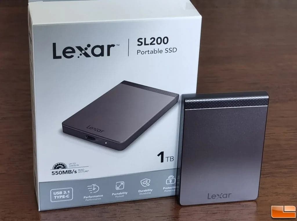 Lexar External Portable SSD view 1