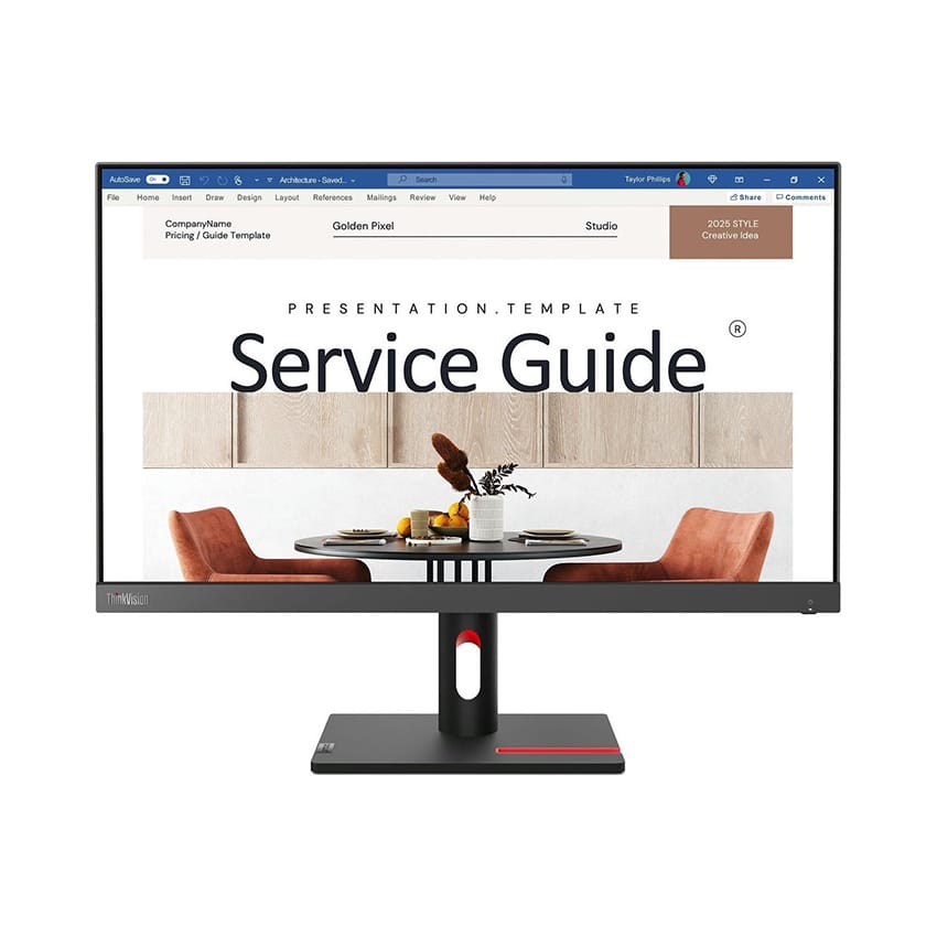 Lenovo ThinkVision S24i-30 23.8-inch FHD IPS 100Hz Monitor alternate view
